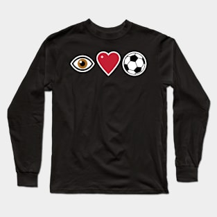 I Love Soccer Long Sleeve T-Shirt